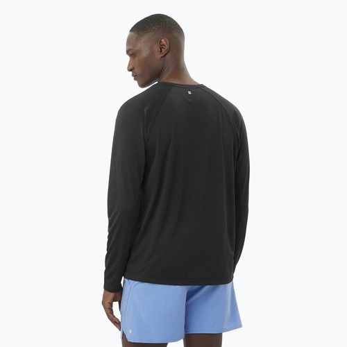 Lauf Longsleeve Herren Salomon SHAKEout Core deep black