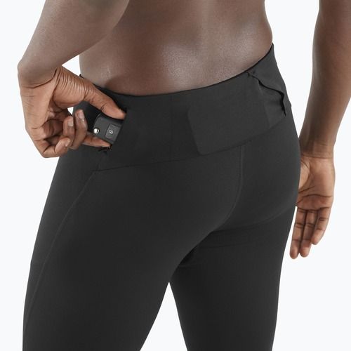 Laufleggings Herren Salomon SHAKEout Core deep black