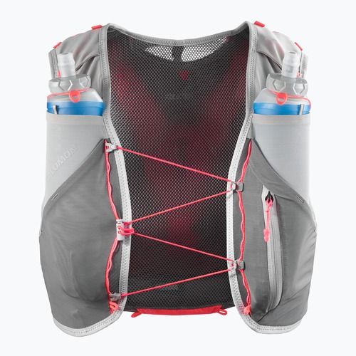 Laufweste Salomon ADV SKIN 5 Set castelrock/alloy/neon flame