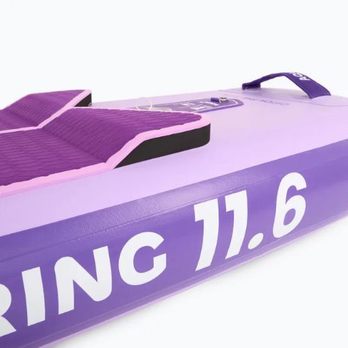 Set Paddleboard SUP aufblasbar AQUASTIC Touring 11'6" purple