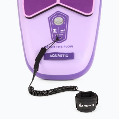 Set Paddleboard SUP aufblasbar AQUASTIC Touring 11'6" purple