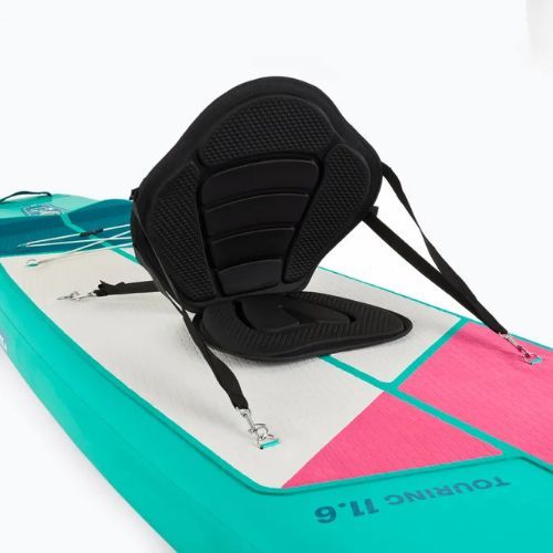 Set Board SUP aufblasbar AQUASTIC Touring 11'6" grün