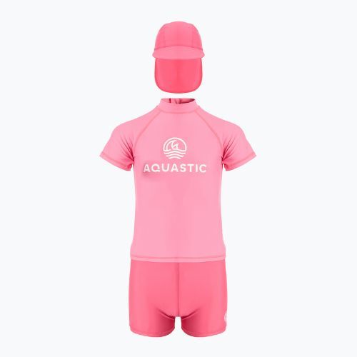 Kinderschwimmset AQUASTIC UV 50+ UPF Marimo JRG rosa