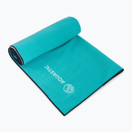AQUASTIC Wavey blau/grünes Handtuch