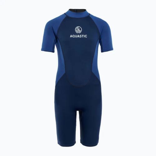 Kinderschwimmkörper AQUASTIC Wavey Jrb 2 mm navy blau/blau