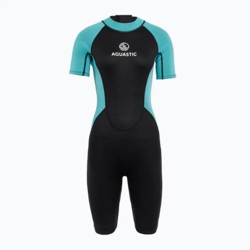 Damen Schwimmanzug AQUASTIC Wavey WMNS 2 mm schwarz/mint
