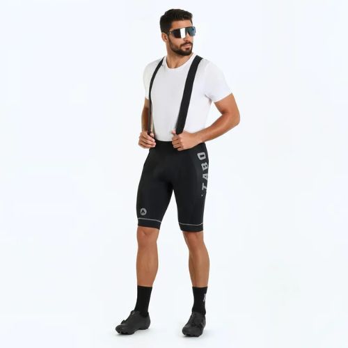 Herren ATTABO Kirun Pro Bib Shorts Cargo schwarz