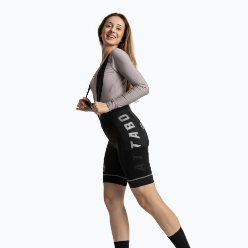 Damen ATTABO Kirun Pro WMNS Bib Shorts Cargo schwarz