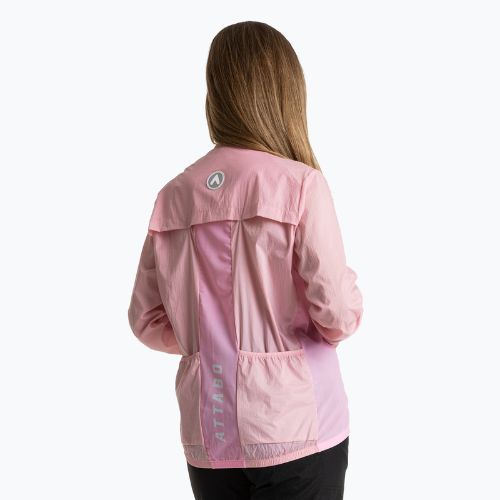 Damen Fahrradjacke ATTABO Cahayo Jacket Winddicht rosa