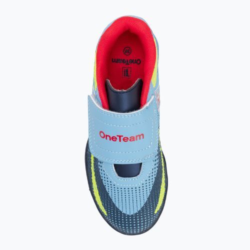 Fußballschuhe Kinder OneTeam Robero Junior TF Blau/Dunkelblau