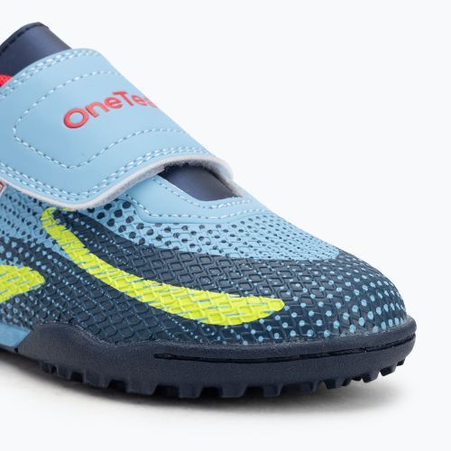 Fußballschuhe Kinder OneTeam Robero Junior TF Blau/Dunkelblau