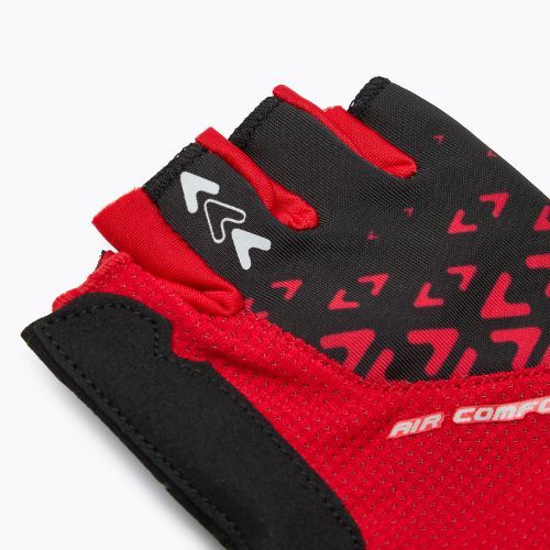 ATTABO Vito gel shock proof rot/schwarz Fahrradhandschuhe