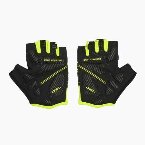 ATTABO Vito gel shock proof limette/schwarz Fahrradhandschuhe