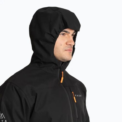 Herren KADVA Forest Regenjacke schwarz