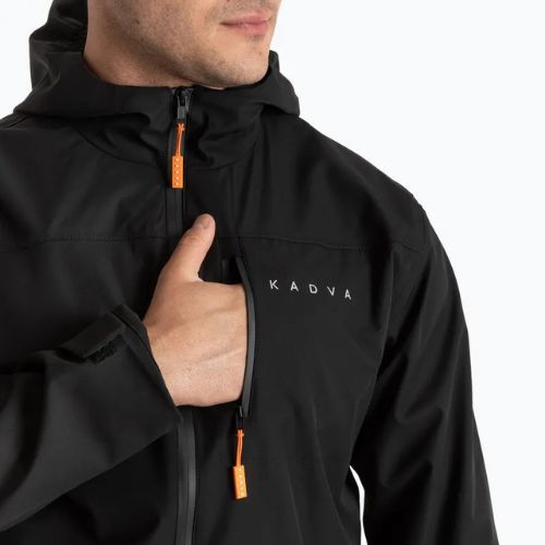 Herren KADVA Forest Regenjacke schwarz