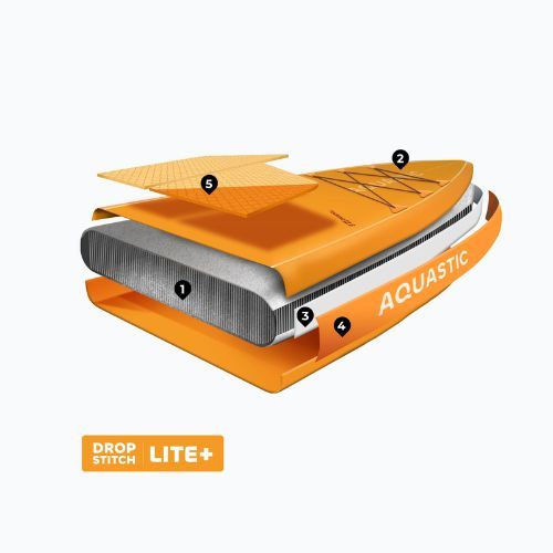SUP AQUASTIC Touring 12'6" Brett orange
