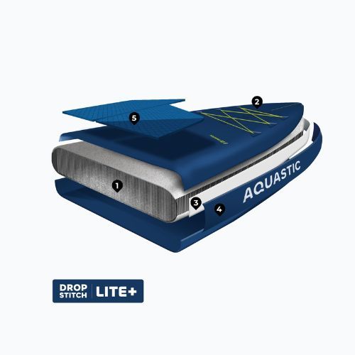 SUP-Board AQUASTIC Touring 12'6" dark blue