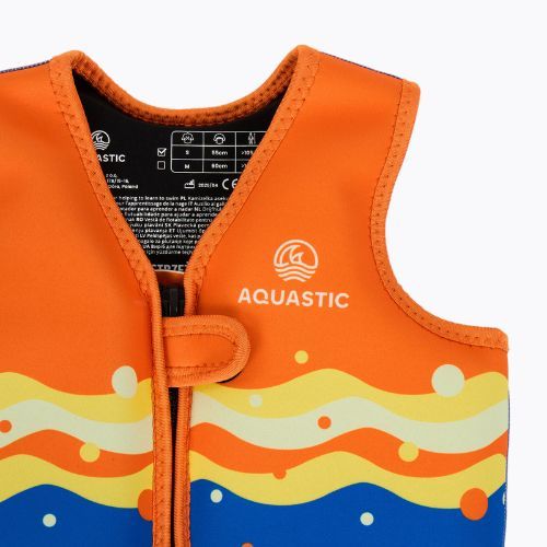 AQUASTIC Junior orange/blaue Sicherungsweste