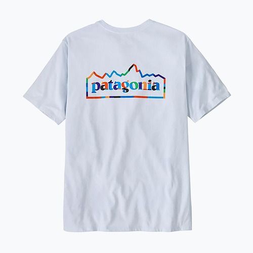 Herren Patagonia Unity Fitz Responsibili T-Shirt weiß