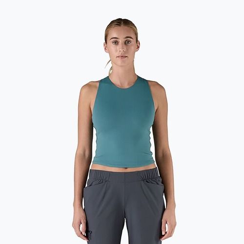 Damen Patagonia Reversible Tank Feuchtgebiet blau Trekking-T-Shirt