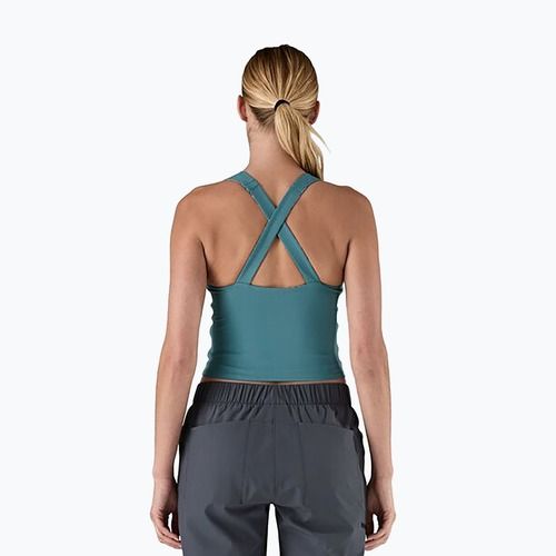 Damen Patagonia Reversible Tank Feuchtgebiet blau Trekking-T-Shirt