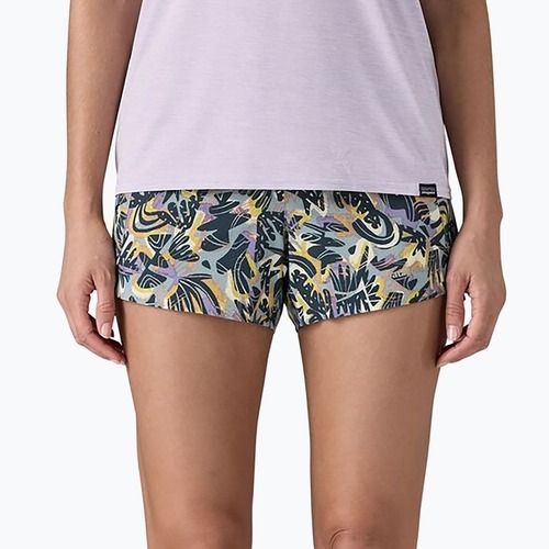 Patagonia Strider Pro 3 1/2" Damen-Shorts wild botanist/thermal blau