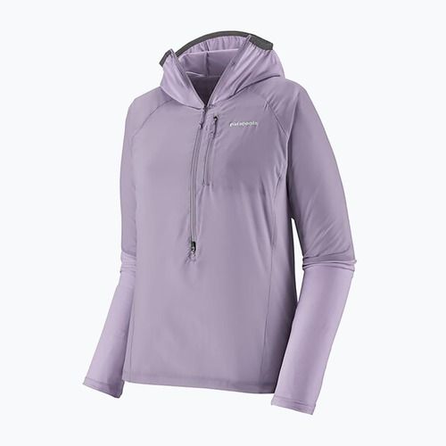 Damen-Trekking-Sweatshirt Patagonia Airshed Pro Pullover Beton lila