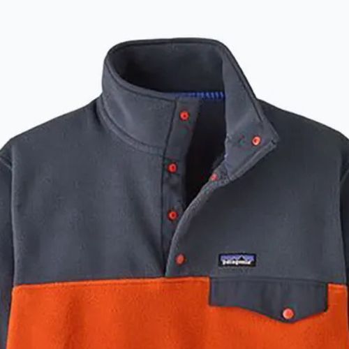 Patagonia Herren-Trekking-Sweatshirt LW Synch Snap-T P/O pollinator orange