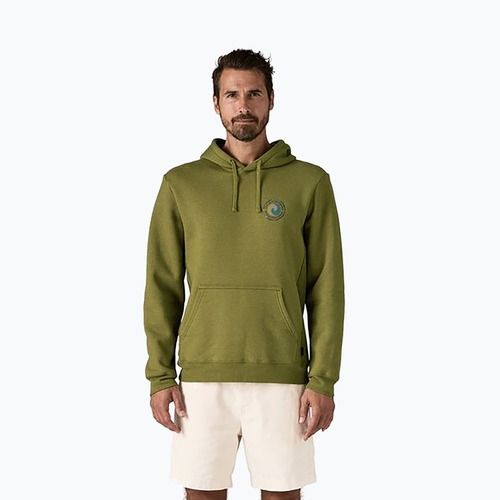 Herren Patagonia Unity Fitz Uprisal Hoody grasgrün