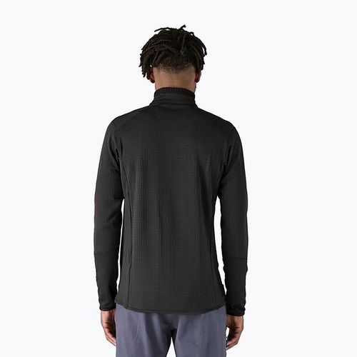 Herren Patagonia R1 Hybrid Fleece-Sweatshirt schwarz