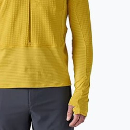 Patagonia R1 Hybrid Pullover Hoody Herren Softshelljacke Bündel grün