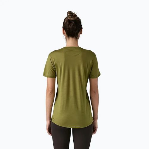 Damen Patagonia Cap Cool Merino Blend Graphic Shirt fitz roy Verlust: grün gespült