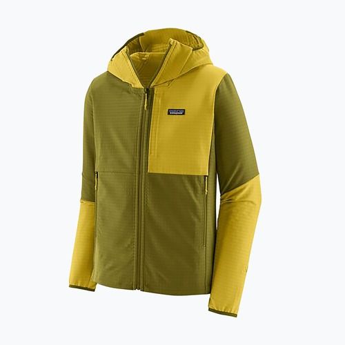 Patagonia Herren R1 TechFace Hoody Sweatshirt grasgrün