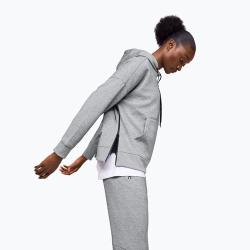 Hoodie Damen On Hoodie grey