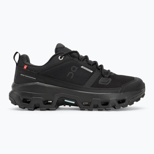 Herrenschuhe On Cloudrock Low Waterproof black/black