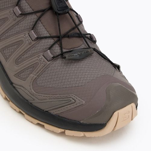Laufschuhe Damen Salomon XA Pro 3D V9 GTX plum kitten/black/gul