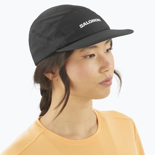 Salomon SHAKEout 7 Panel Baseballkappe tiefschwarz