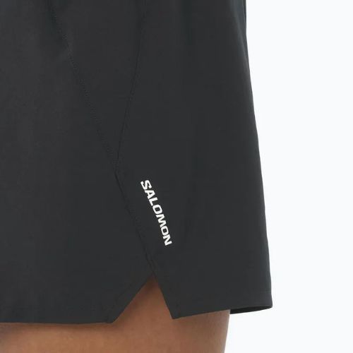 Laufshorts Damen Salomon SHAKEout Easy 4" deep black