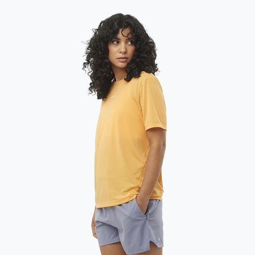 Laufshirt Damen Salomon SHAKEout Core apricot