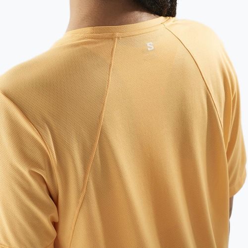 Laufshirt Damen Salomon SHAKEout Core apricot