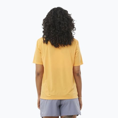 Laufshirt Damen Salomon SHAKEout Core apricot