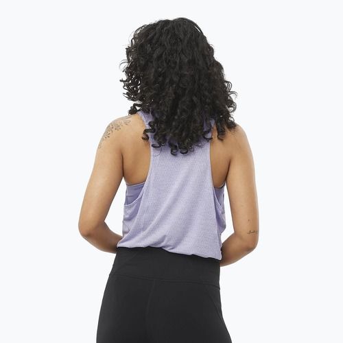Lauf Tank Top Damen Salomon SHAKEout Air Tank cosmic sky