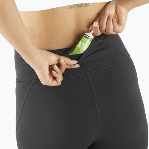 Laufshorts Damen Salomon SHAKEout Bliss 8" deep black