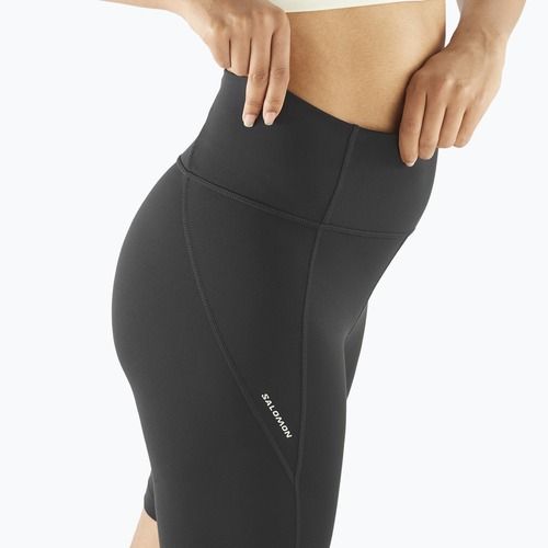Laufshorts Damen Salomon SHAKEout Bliss 8" deep black