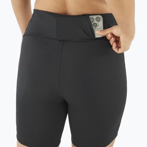 Laufshorts Damen Salomon SHAKEout Core Tights 6" deep black
