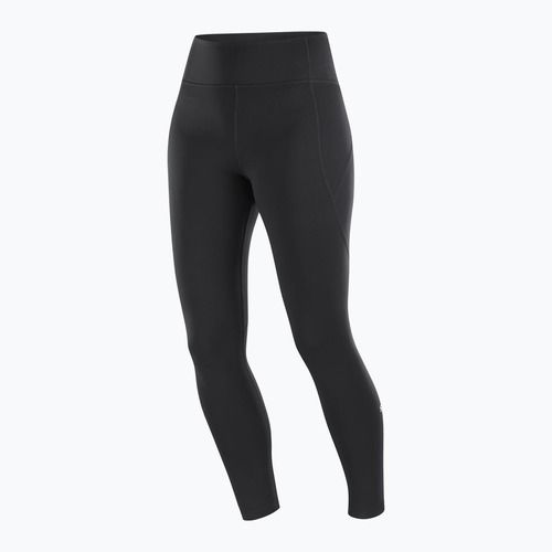 Laufleggings Damen Salomon SHAKEout Bliss 25" deep black