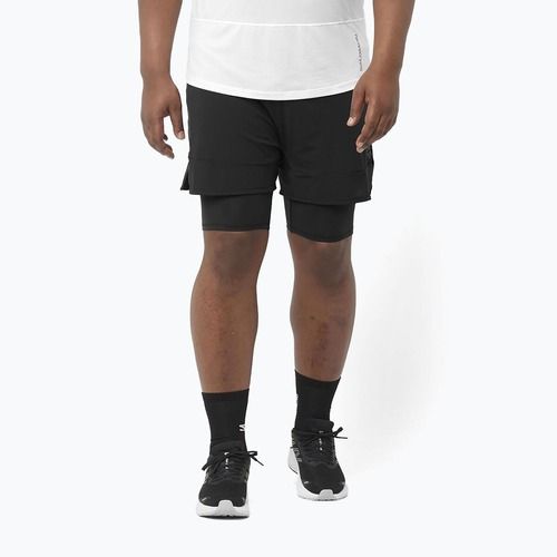 Laufshorts Herren Salomon Sense 2IN1 deep black