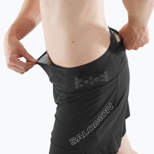 Laufshorts Herren Salomon Sense 2IN1 deep black