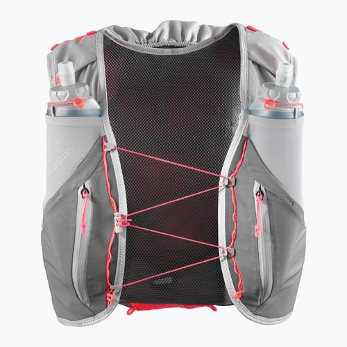 Laufweste Salomon ADV SKIN 12 Set castelrock/alloy/neon flame
