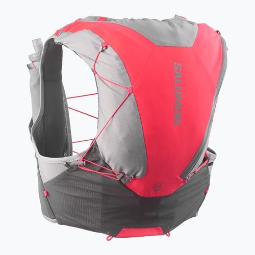 Laufweste Salomon ADV SKIN 12 Set castelrock/alloy/neon flame
